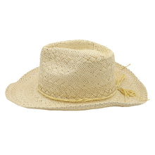 Load image into Gallery viewer, Premium Solid Color Lace Braided Straw Cowgirl Cowboy Hat - Different Colors