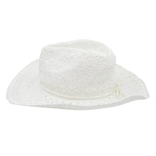 Load image into Gallery viewer, Premium Solid Color Lace Braided Straw Cowgirl Cowboy Hat - Different Colors