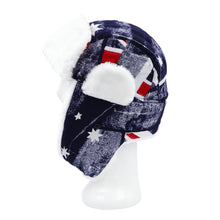 Load image into Gallery viewer, Super Warm Winter UK Flag Union Jack Fur Trapper Ski Snowboard Hunter Hat