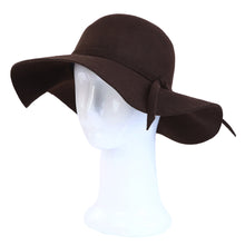 Load image into Gallery viewer, Women's Deluxe 100% Wool Foldable Floppy Hat