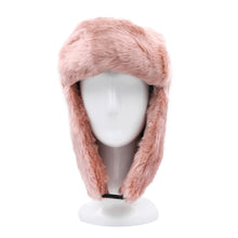 Load image into Gallery viewer, Super Warm Winter Solid Color Faux Fur Trapper Ski Snowboard Hunter Hat