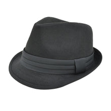 Load image into Gallery viewer, Unisex Classic Solid Color Fedora Hat with Black Band - Different Colors