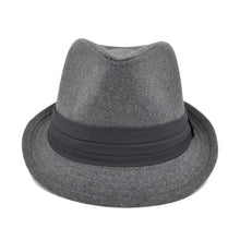 Load image into Gallery viewer, Unisex Classic Solid Color Fedora Hat with Black Band - Different Colors