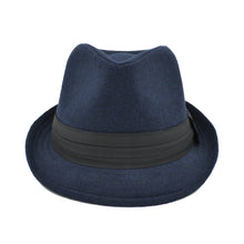 Load image into Gallery viewer, Unisex Classic Solid Color Fedora Hat with Black Band - Different Colors