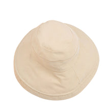 Load image into Gallery viewer, Cotton Foldable Lightweight Wide Brim Fashion Sun Hat w-Removable Draw Strings