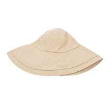 Load image into Gallery viewer, Cotton Foldable Lightweight Wide Brim Fashion Sun Hat w-Removable Draw Strings