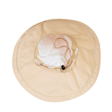 Load image into Gallery viewer, Cotton Foldable Lightweight Wide Brim Fashion Sun Hat w-Removable Draw Strings