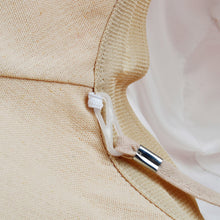 Load image into Gallery viewer, Cotton Foldable Lightweight Wide Brim Fashion Sun Hat w-Removable Draw Strings