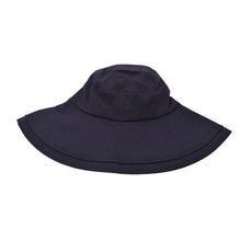 Load image into Gallery viewer, Cotton Foldable Lightweight Wide Brim Fashion Sun Hat w-Removable Draw Strings