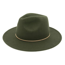 Load image into Gallery viewer, Premium 3" Wide Brim Solid Color Felt Fedora Panama Hat