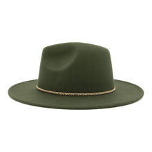 Load image into Gallery viewer, Premium 3" Wide Brim Solid Color Felt Fedora Panama Hat