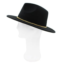 Load image into Gallery viewer, Premium 3" Wide Brim Solid Color Felt Fedora Panama Hat