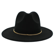 Load image into Gallery viewer, Premium 3" Wide Brim Solid Color Felt Fedora Panama Hat