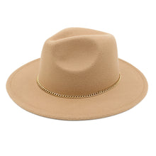 Load image into Gallery viewer, Premium 3" Wide Brim Solid Color Felt Fedora Panama Hat