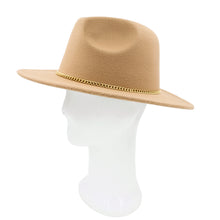 Load image into Gallery viewer, Premium 3&quot; Wide Brim Solid Color Felt Fedora Panama Hat
