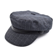 Load image into Gallery viewer, Women's Glen Plaid Houndstooth Print Newsboy Cap Visor Gatsby Cabbie Hat