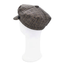 Load image into Gallery viewer, Women's Glen Plaid Houndstooth Print Newsboy Cap Visor Gatsby Cabbie Hat