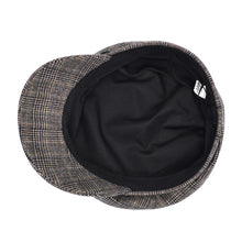 Load image into Gallery viewer, Women's Glen Plaid Houndstooth Print Newsboy Cap Visor Gatsby Cabbie Hat