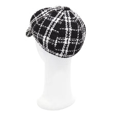 Load image into Gallery viewer, Women's Classic Retro Plaid Newsboy Cap Visor Gatsby Cabbie Hat