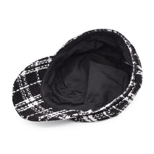 Load image into Gallery viewer, Women's Classic Retro Plaid Newsboy Cap Visor Gatsby Cabbie Hat