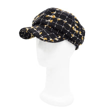 Load image into Gallery viewer, Women's Classic Retro Tweed Plaid Newsboy Cap Gatsby Cabbie Hat