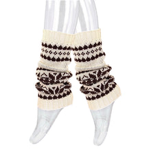 Load image into Gallery viewer, Trendsblue Women's Soft Snowflake Knit Leg Warmers