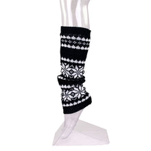 Load image into Gallery viewer, Trendsblue Women's Soft Snowflake Knit Leg Warmers
