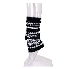 Load image into Gallery viewer, Trendsblue Women's Soft Snowflake Knit Leg Warmers