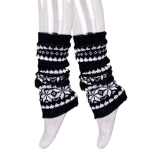 Load image into Gallery viewer, Trendsblue Women's Soft Snowflake Knit Leg Warmers