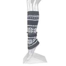 Load image into Gallery viewer, Trendsblue Women's Soft Snowflake Knit Leg Warmers