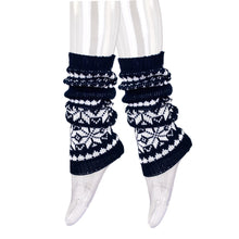 Load image into Gallery viewer, Trendsblue Women's Soft Snowflake Knit Leg Warmers