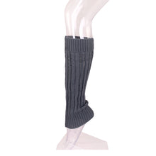 Load image into Gallery viewer, Premium Solid Color Soft Lacy Rib Knit Leg Warmers
