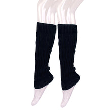 Load image into Gallery viewer, Premium Solid Color Soft Lacy Rib Knit Leg Warmers