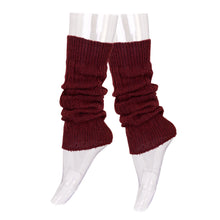 Load image into Gallery viewer, Fancy Slip Stitch Rib Knit Solid Color Leg Warmers
