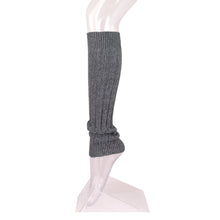Load image into Gallery viewer, Fancy Slip Stitch Rib Knit Solid Color Leg Warmers