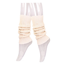 Load image into Gallery viewer, Fancy Slip Stitch Rib Knit Solid Color Leg Warmers