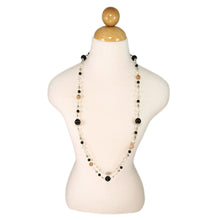 Load image into Gallery viewer, Silver Toned Multi Color Beaded Long Fashion Necklace