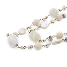 Load image into Gallery viewer, Freestyle Ivory Beaded Stone Long Fashion Necklace