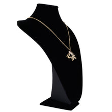 Load image into Gallery viewer, Vintage Bronze Tone Paris Eiffel Tower Girl & Love Charm Pendant Long Necklace