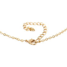Load image into Gallery viewer, TrendsBlue Premium Long Gold Tone Strand Floral Fashion Necklace