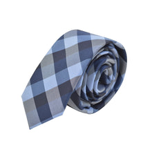 Load image into Gallery viewer, Premium Checker Plaid 2" Skinny Necktie Neck Tie - Diff Colors Avail