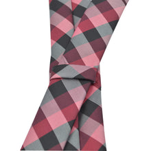 Load image into Gallery viewer, Premium Checker Plaid 2" Skinny Necktie Neck Tie - Diff Colors Avail