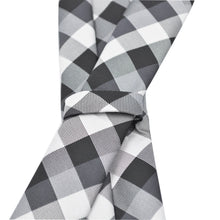 Load image into Gallery viewer, Premium Checker Plaid 2" Skinny Necktie Neck Tie - Diff Colors Avail