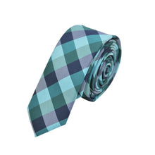 Load image into Gallery viewer, Premium Checker Plaid 2" Skinny Necktie Neck Tie - Diff Colors Avail