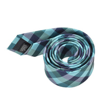 Load image into Gallery viewer, Premium Checker Plaid 2&quot; Skinny Necktie Neck Tie - Diff Colors Avail
