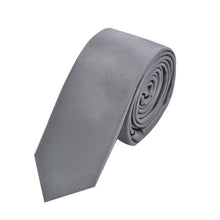 Load image into Gallery viewer, Premium 100% Pure Silk Solid Color 2" Skinny Necktie Neck Tie - Diff Colors