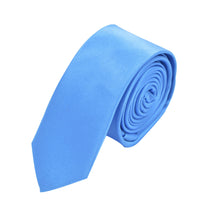 Load image into Gallery viewer, Premium 100% Pure Silk Solid Color 2" Skinny Necktie Neck Tie - Diff Colors