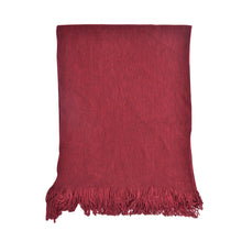 Load image into Gallery viewer, Premium Two Tone Reversible Soft Knit Fringe Shawl Wrap Poncho Cape- Diff Colors