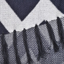 Load image into Gallery viewer, Premium Large Chevron Zig Zag Winter Fringed Poncho Cape Cardigan Wrap Top