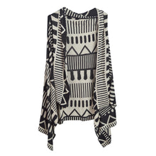 Load image into Gallery viewer, Premium Geometric Aztec Print Open Print Kimono Vest Cardigan Poncho Sweater Top